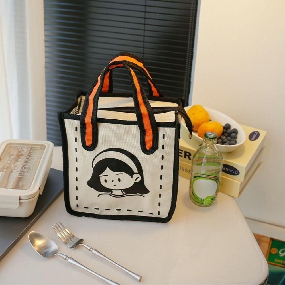 New Cartoon Lunch Bag Thickened Zipper Canvas Bag INS Tote Casual
New Cartoon Lunch Bag Thickened Zipper Canvas Bag INS Tote Casual