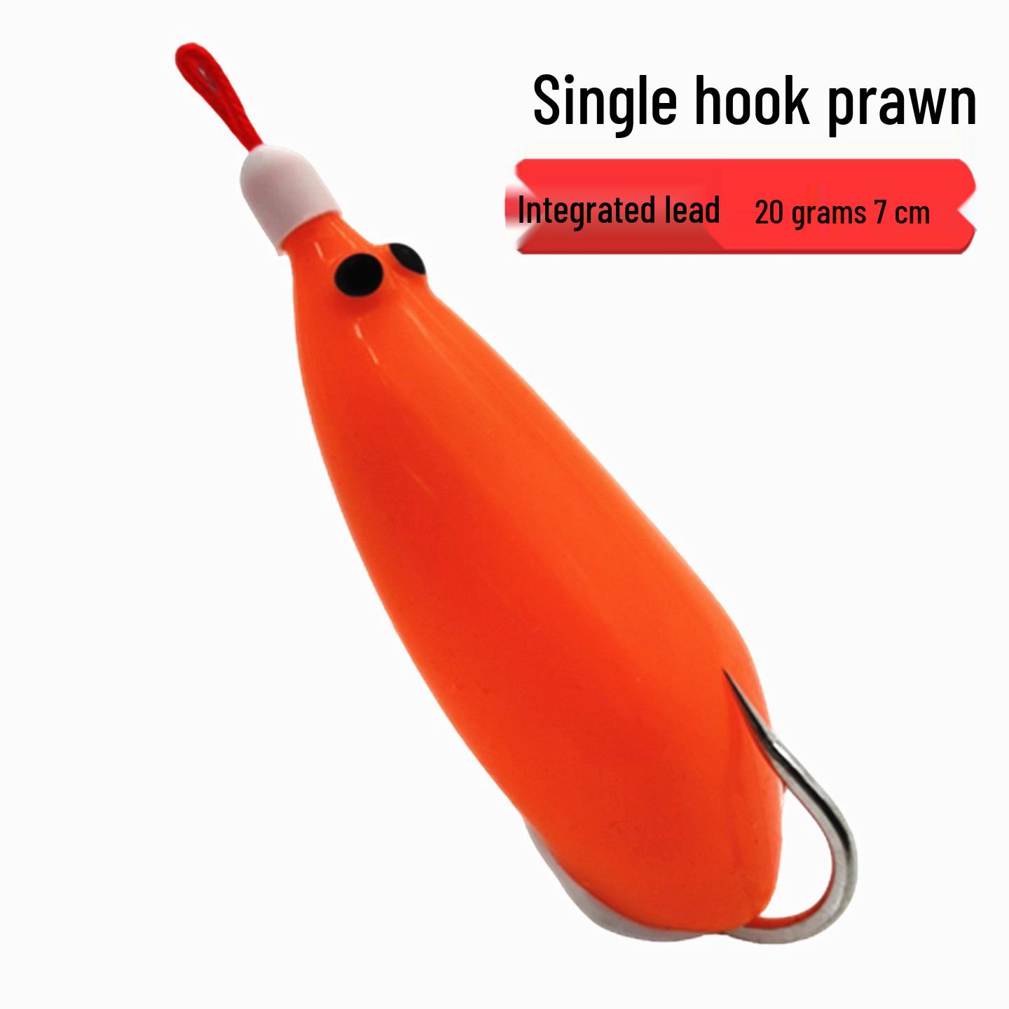Large Single Hook Shrimp Lure, 20g, 7cm - Black Bass Thunder Frog Bionic Bait 20g/7cm
Large Single Hook Shrimp Lure, 20g, 7cm - Black Bass Thunder Frog Bionic Bait 20g/7cm