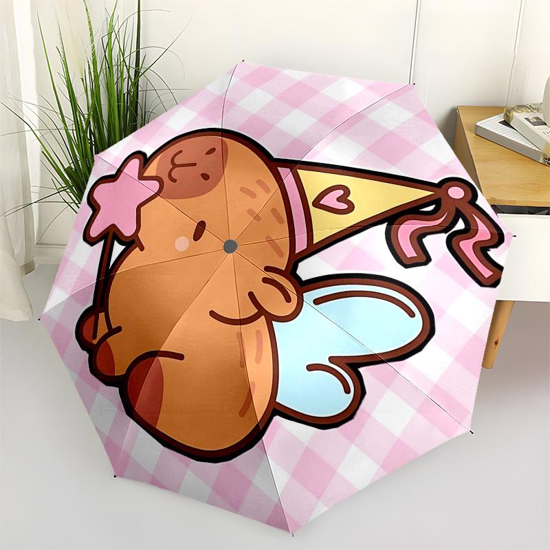 Capybara Themed Travel Umbrella-8 Ribs Automatic Opening and Closing, Portable Folding Design, Compact and Stylish Umbrella Suitable for Out
Capybara Themed Travel Umbrella-8 Ribs Automatic Opening and Closing, Portable Folding Design, Compact and Stylish Umbrella Suitable for Out
