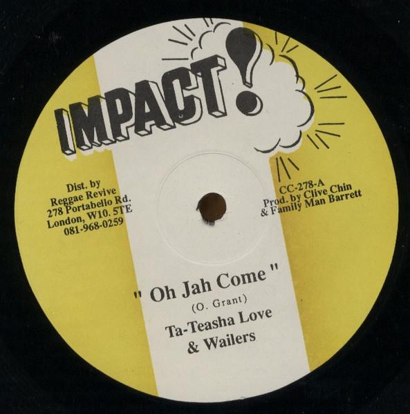 12inch Record TA-TEASHA LOVE & THE WAILERS / AL & - Oh Jah Come / Twilight Side CC278 Impact! 1969 UK Reggae, Ska & Dub Used
12inch Record TA-TEASHA LOVE & THE WAILERS / AL & - Oh Jah Come / Twilight Side CC278 Impact! 1969 UK Reggae, Ska & Dub Used