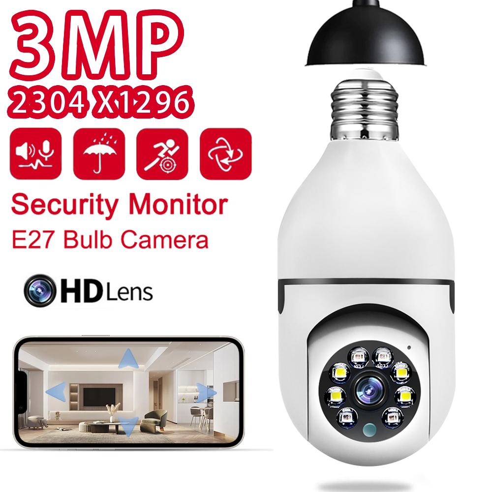 3MP Wi-Fi IP-камера с лампочкой для внутреннего 4-кратного цифрового увеличения AI Обнаружение человека Беспроводной монитор H.265 Аудио-камера видеонаблюдения
3MP Wi-Fi IP-камера с лампочкой для внутреннего 4-кратного цифрового увеличения AI Обнаружение человека Беспроводной монитор H.265 Аудио-камера видеонаблюдения