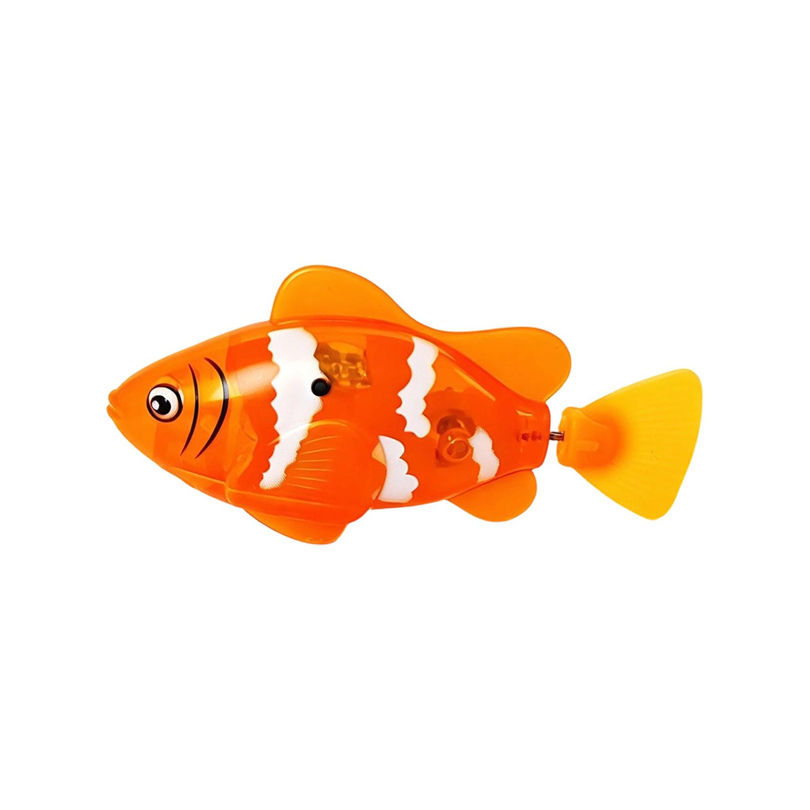 Electric Swimming Pet Fish — Light-Sensing Clownfish Bath And Water Play Toy One Size
Electric Swimming Pet Fish — Light-Sensing Clownfish Bath And Water Play Toy One Size