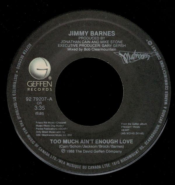 7-дюймовая пластинка JIMMY BARNES Too Much Aint Enough Love 9279207 Geffen Records 1987 Канада Рок Б/у
7-дюймовая пластинка JIMMY BARNES Too Much Aint Enough Love 9279207 Geffen Records 1987 Канада Рок Б/у