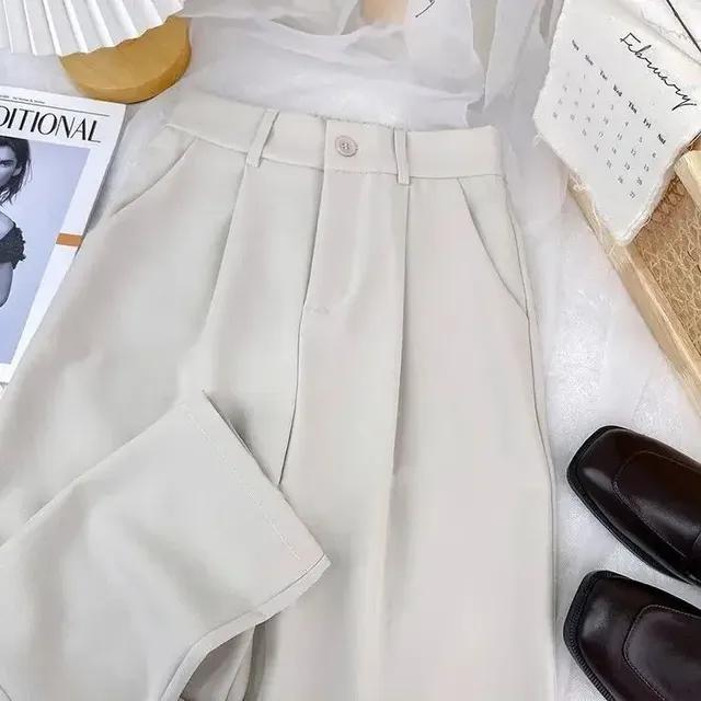 Осень-весна, черные брюки-шаровары, женские модные эластичные повседневные брюки с высокой талией, женские однотонные офисные брюки в корейском стиле S белый
Осень-весна, черные брюки-шаровары, женские модные эластичные повседневные брюки с высокой талией, женские однотонные офисные брюки в корейском стиле S белый