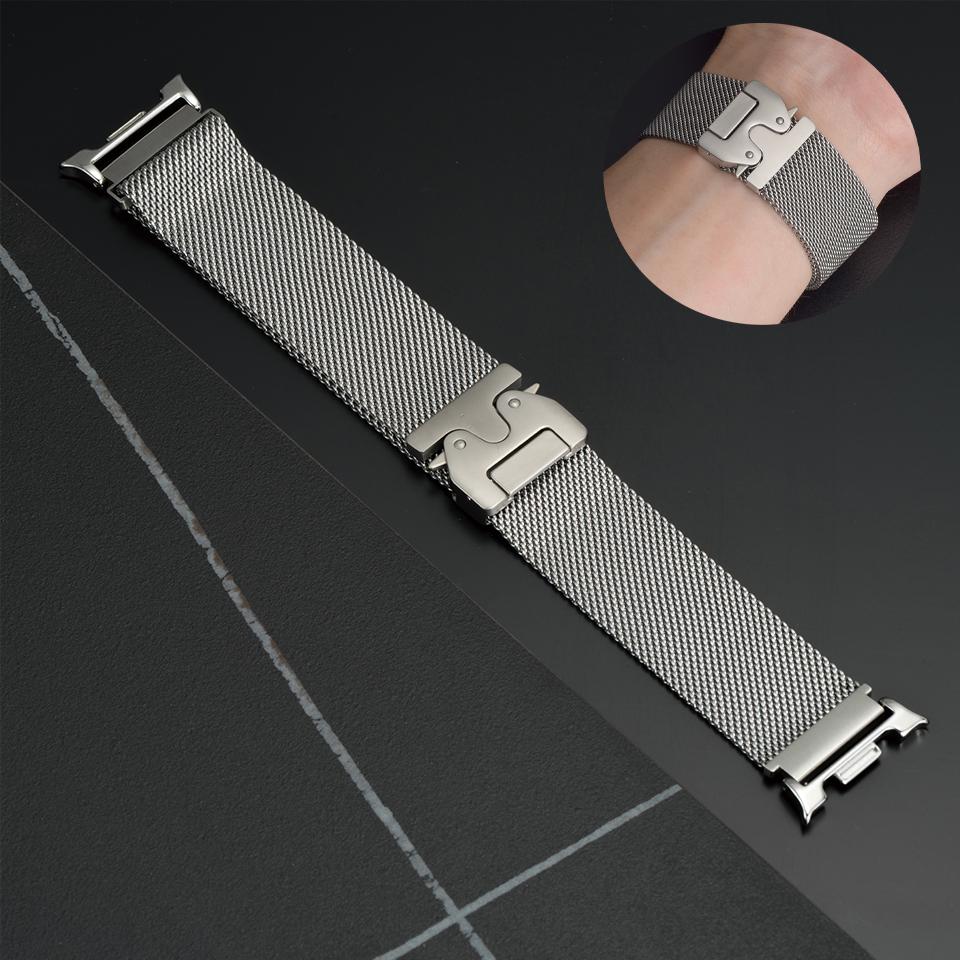 Milanese Parachute Buckle Stainless Steel Watch Band For Samsung Galaxy Watch 8 Ultra 2/Watch8 Classic 46mm/Watch8 44mm/7 47mm Galaxy Watch 8 44mm срібний
Milanese Parachute Buckle Stainless Steel Watch Band For Samsung Galaxy Watch 8 Ultra 2/Watch8 Classic 46mm/Watch8 44mm/7 47mm Galaxy Watch 8 44mm срібний