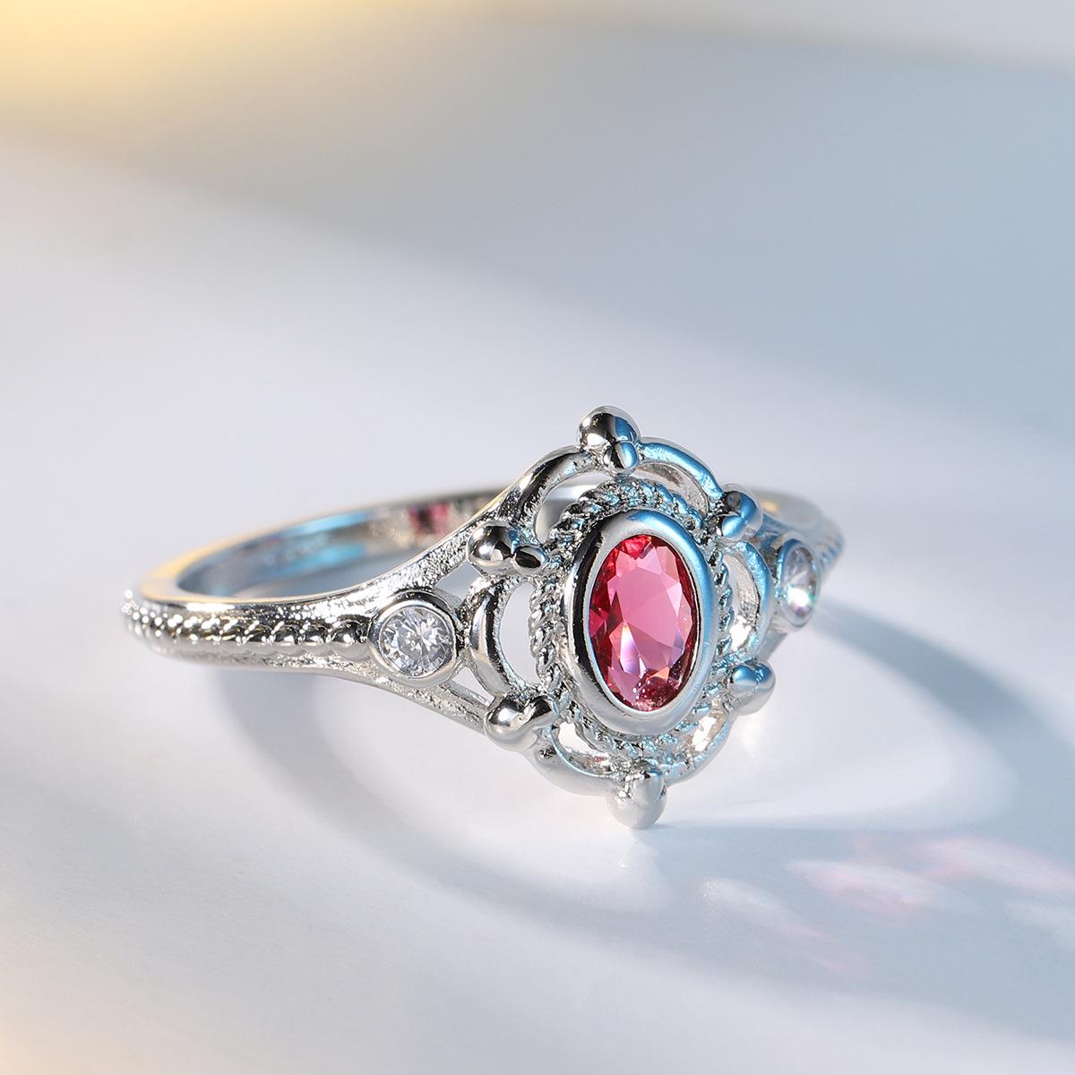 Creative Women s Zircon Ring - European & American Style Engagement Jewelry Size 8 рожевий червоний колір
Creative Women s Zircon Ring - European & American Style Engagement Jewelry Size 8 рожевий червоний колір