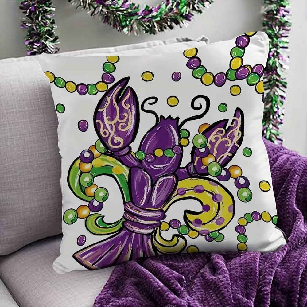 Featuring Festive Lobster and Mask Patterns with The Words Enjoy Yourself and Everyone s Carnival Bright Cushion Covers
Featuring Festive Lobster and Mask Patterns with The Words Enjoy Yourself and Everyone s Carnival Bright Cushion Covers