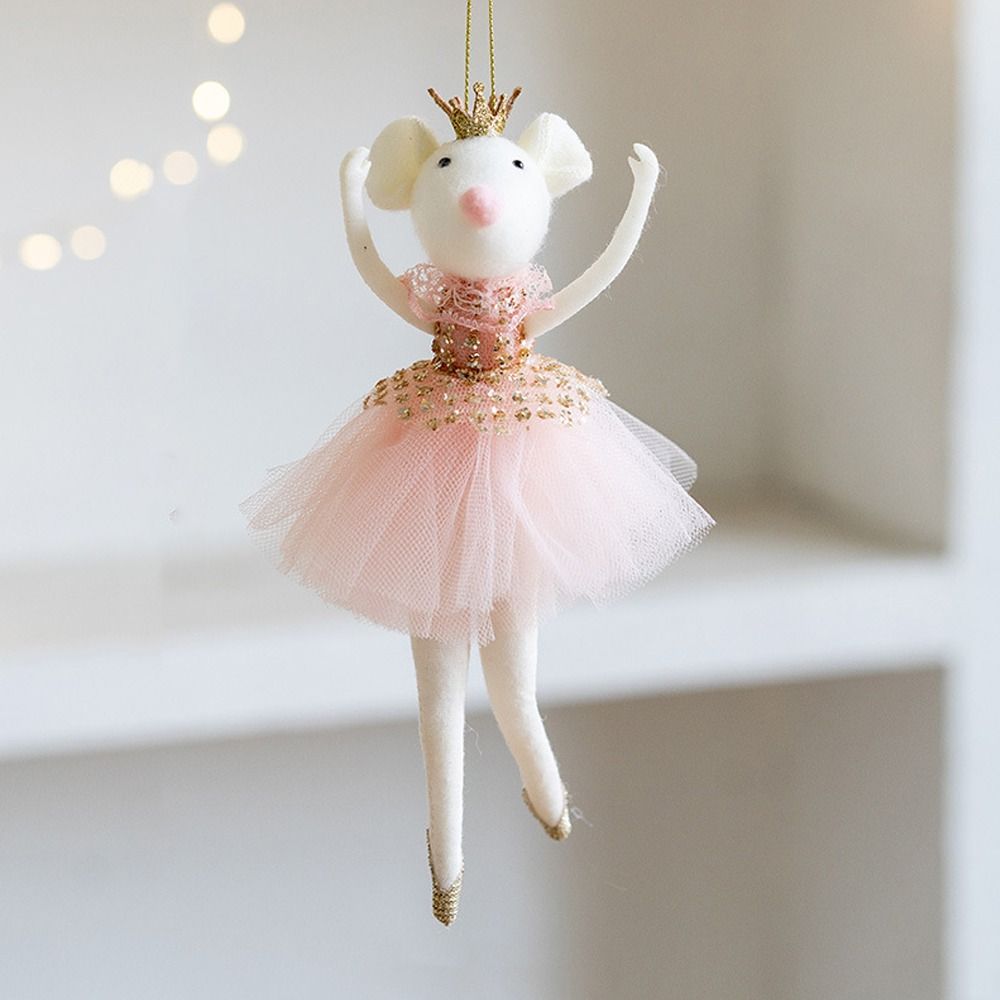 Cute Christmas Ballet Mouse Pendant Mesh Dress Christmas Tree Hanging Decorations Party Favors Style 2
Cute Christmas Ballet Mouse Pendant Mesh Dress Christmas Tree Hanging Decorations Party Favors Style 2