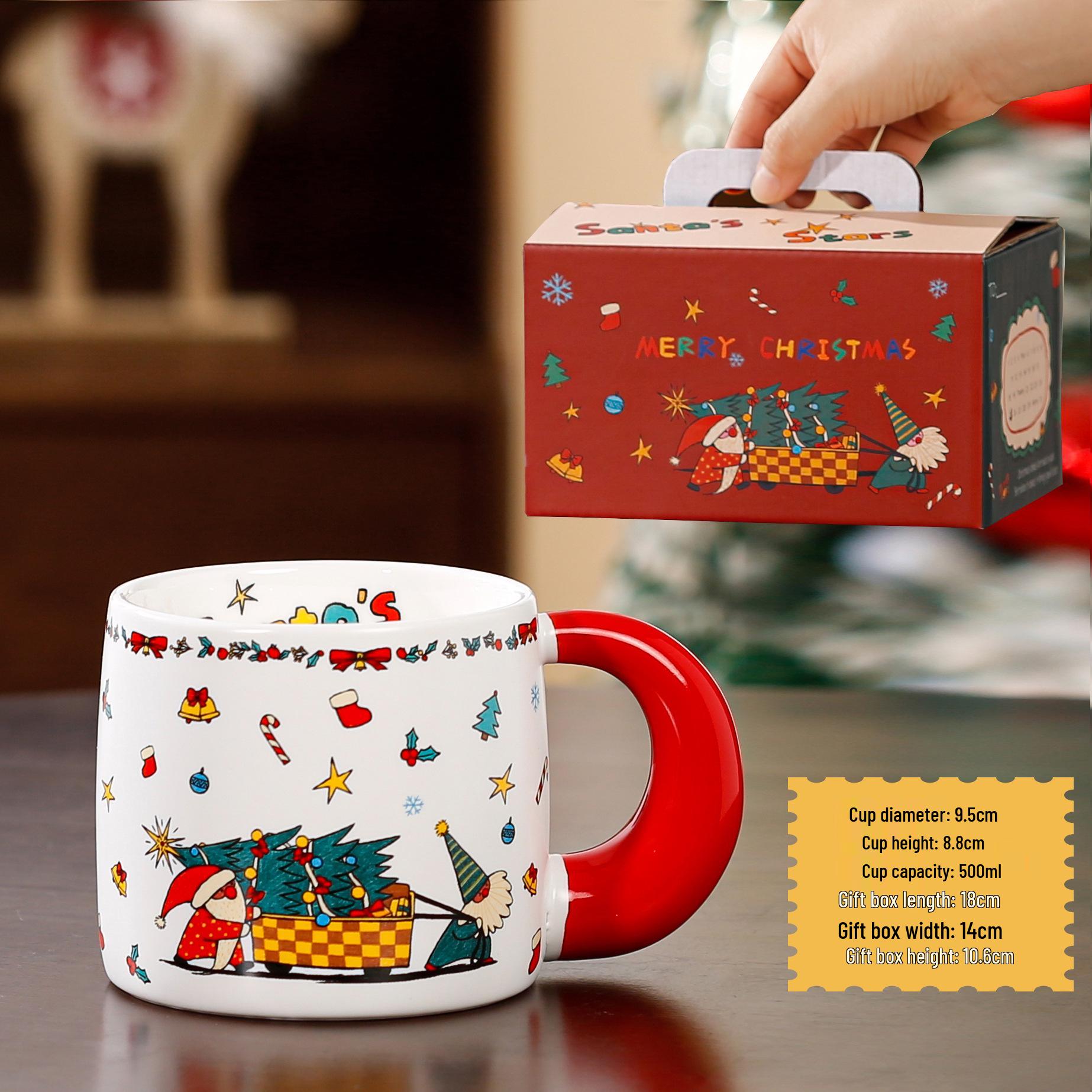 Large Capacity Magnetic Christmas Mug with Lid & Spoon - Creative Cartoon Ceramic DIY Cup Gift 400ml
Large Capacity Magnetic Christmas Mug with Lid & Spoon - Creative Cartoon Ceramic DIY Cup Gift 400ml