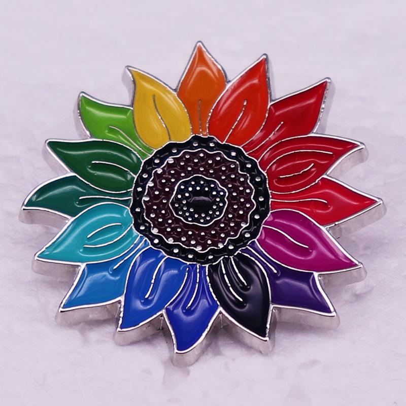 Sunflower Rainbow Art Brooch Badge Accessory
Sunflower Rainbow Art Brooch Badge Accessory