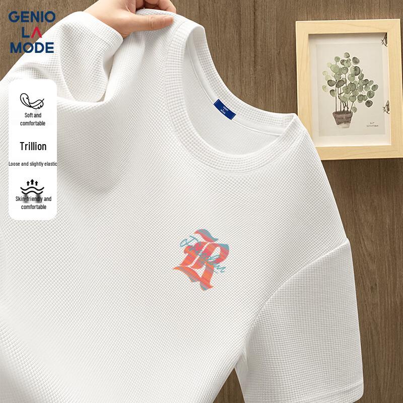 GENIOLAMODE Men s Waffle Knit Short Sleeve T-Shirt 3XL
GENIOLAMODE Men s Waffle Knit Short Sleeve T-Shirt 3XL