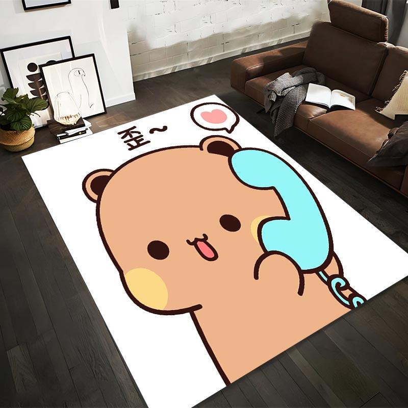 Cute Cartoon Bear Talking on Phone with Heart Speech Bubble Decorative Carpet Suitable for use as an anti-slip1 for1room and bedroom sofas 40x60cm( 15x23in )
Cute Cartoon Bear Talking on Phone with Heart Speech Bubble Decorative Carpet Suitable for use as an anti-slip1 for1room and bedroom sofas 40x60cm( 15x23in )