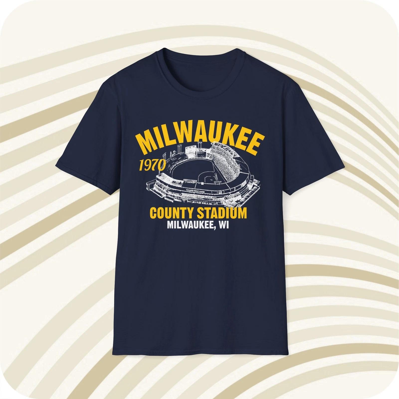 Milwaukee County Stadium 1970 Classic Cut Baseball T shirt - Milwaukee Brewers S
Milwaukee County Stadium 1970 Classic Cut Baseball T shirt - Milwaukee Brewers S