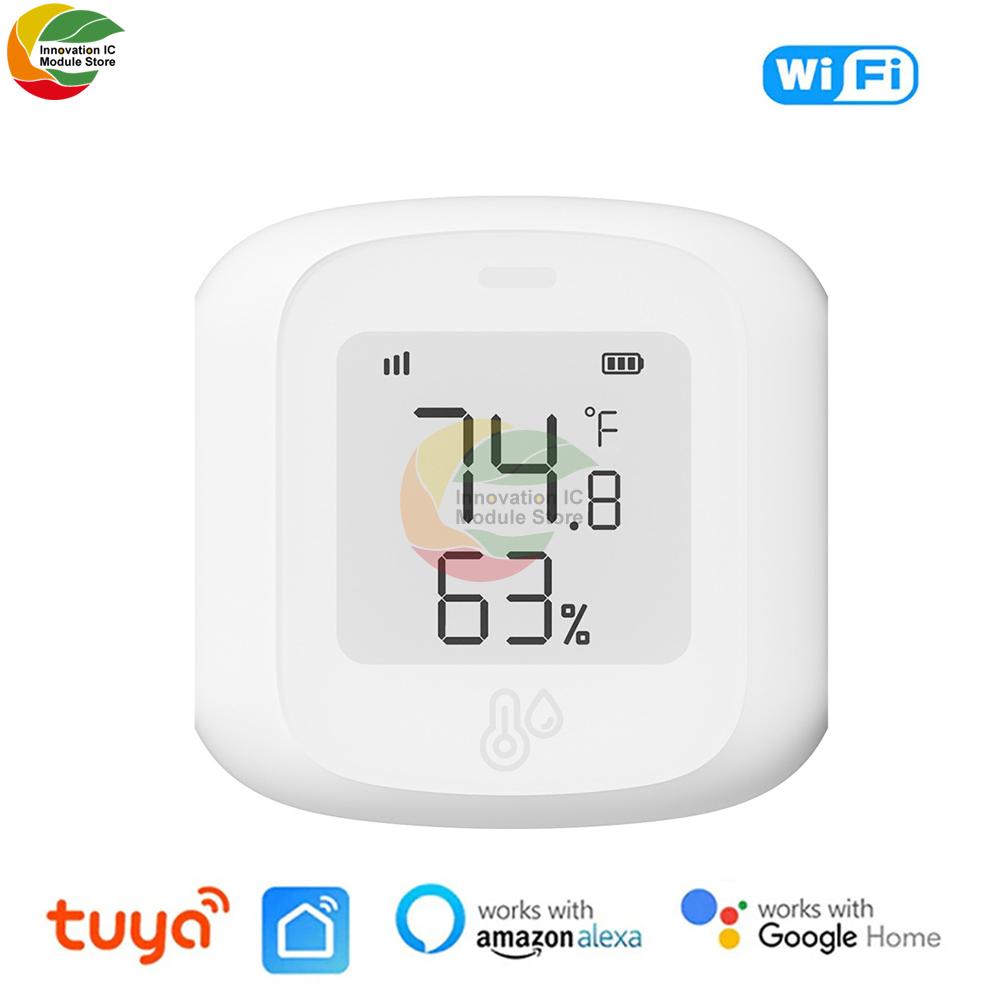 Tuya Smart WiFi/Zigbee Temperature and Humidity Sensor Remote Linked Indoor Hygrometer with Alexa Google Home Support
Tuya Smart WiFi/Zigbee Temperature and Humidity Sensor Remote Linked Indoor Hygrometer with Alexa Google Home Support