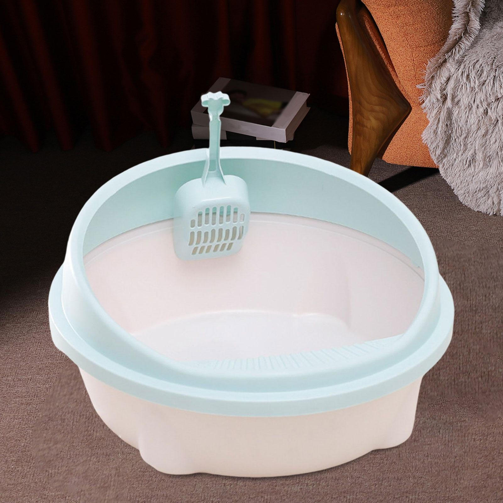 Cat Easy to Clean Odorless Privacy Walls Comfortable Kitten Toilet for All Types of Cats зелений
Cat Easy to Clean Odorless Privacy Walls Comfortable Kitten Toilet for All Types of Cats зелений
