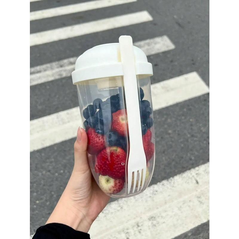 Fat-Reducing Salad Cup, Oat Salad Cup with Spoon, Yogurt Cup with Lid, Low-Fat and Healthy Mason Cup, Portable Slimming Cup, Salad Shaker with Fork White
Fat-Reducing Salad Cup, Oat Salad Cup with Spoon, Yogurt Cup with Lid, Low-Fat and Healthy Mason Cup, Portable Slimming Cup, Salad Shaker with Fork White