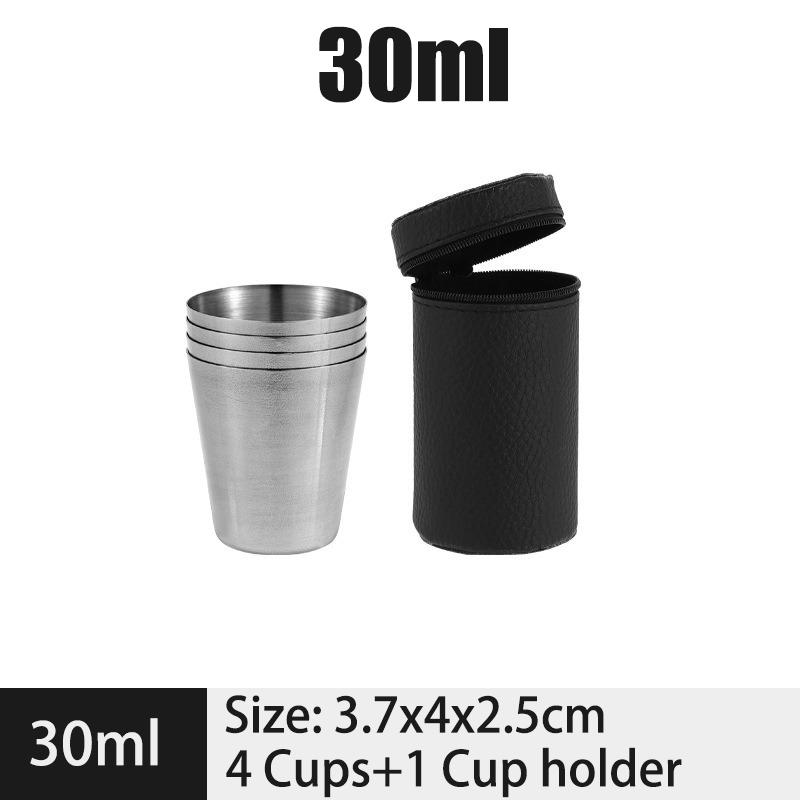 4Pcs Stainless Steel Mugs with Cup Cover Outdoor Portable Wine Cup 30ml/70ml/170ml Mini Reusable Mugs for Juice Beer Whisky 4 Cups
4Pcs Stainless Steel Mugs with Cup Cover Outdoor Portable Wine Cup 30ml/70ml/170ml Mini Reusable Mugs for Juice Beer Whisky 4 Cups
