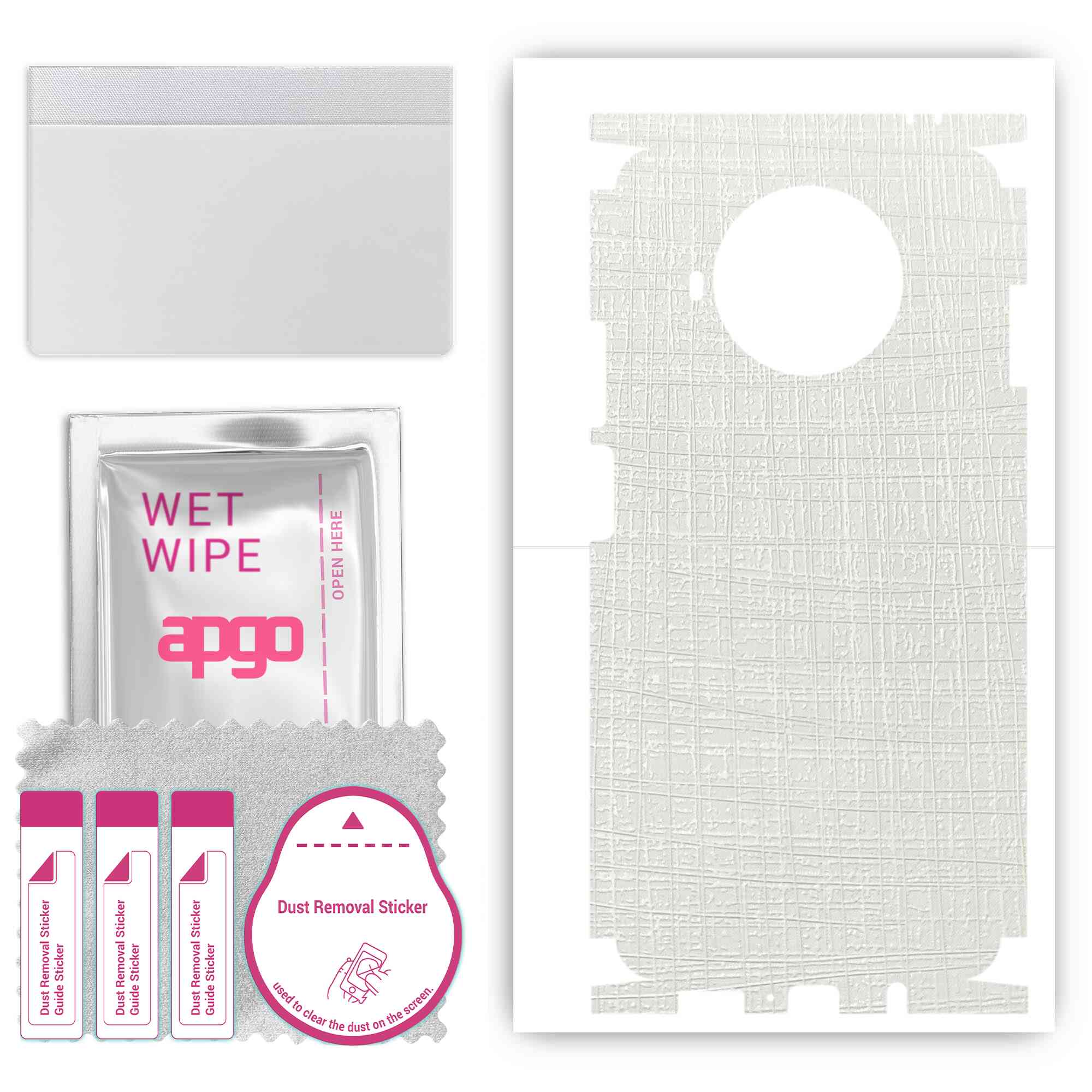 apgo Protective Skin Sticker for the back+sides compatible with Xiaomi Mi 10T Lite 5G, Full Wrap Film, Foil, Vinyl - Pattern White Fabric
apgo Protective Skin Sticker for the back+sides compatible with Xiaomi Mi 10T Lite 5G, Full Wrap Film, Foil, Vinyl - Pattern White Fabric