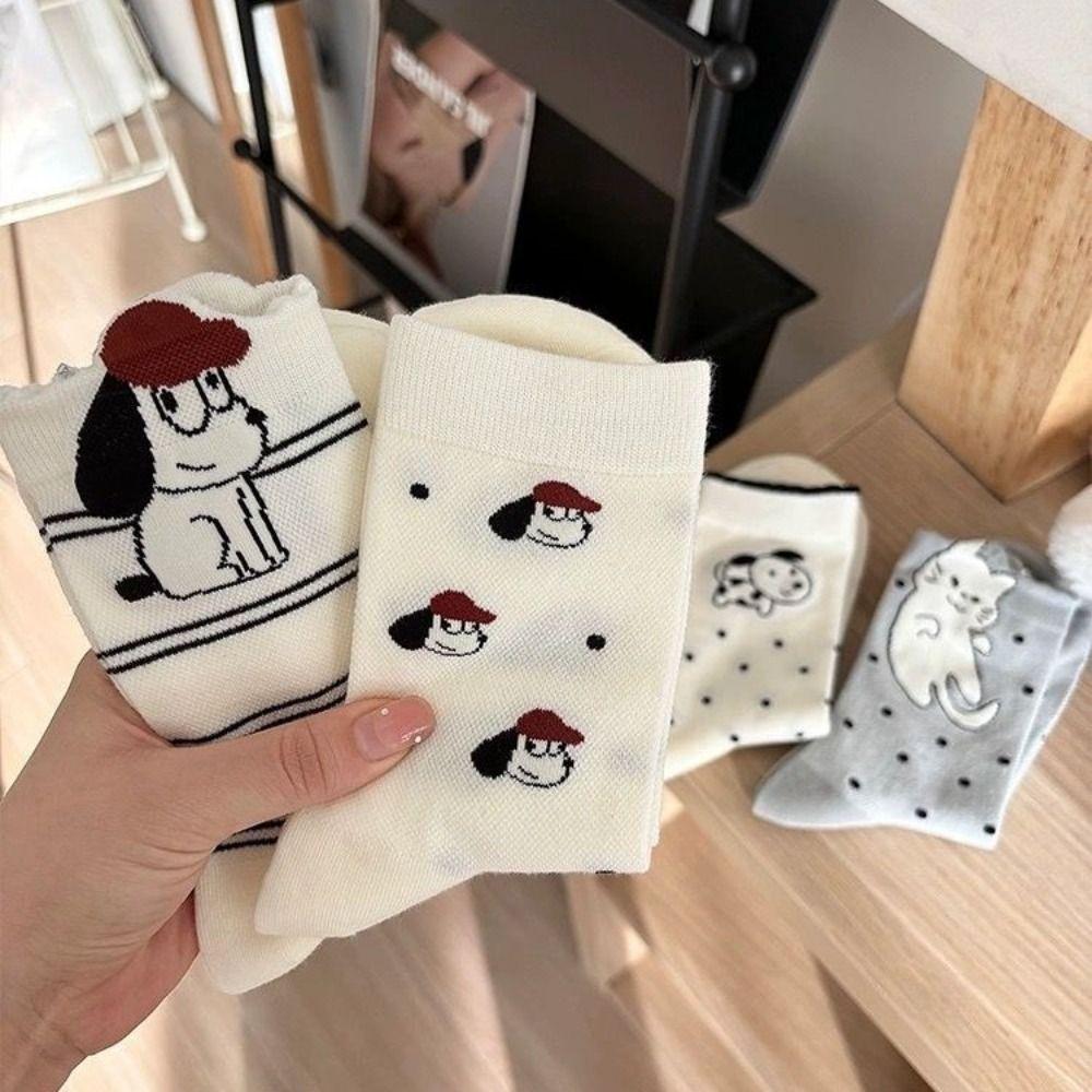 Короткие носки с рисунком собаки из мультфильма в горошек, хлопковые женские летние полосатые носки для девочек Style 1
Короткие носки с рисунком собаки из мультфильма в горошек, хлопковые женские летние полосатые носки для девочек Style 1