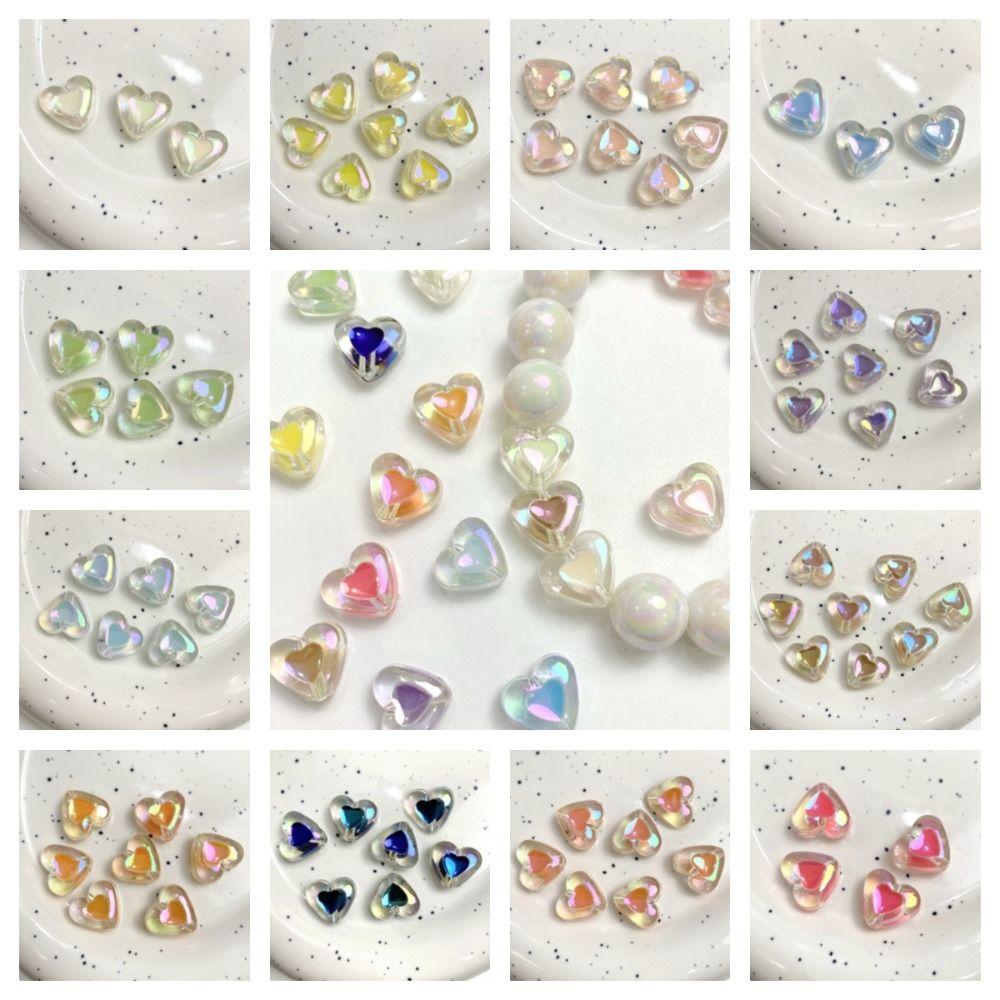 7pcs Necklace Acrylic Love Heart Beads Makeing Bracelet DIY Jewelry Accessory DIY Jewelry ціан
7pcs Necklace Acrylic Love Heart Beads Makeing Bracelet DIY Jewelry Accessory DIY Jewelry ціан