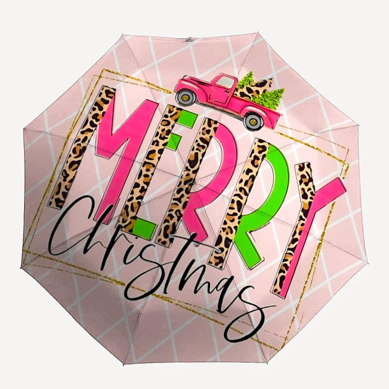 1pc Merry Christmas Automatic Open/Close Umbrella, Compact Travel Umbrella, 8-Rib Sturdy Frame - Ideal Gift for Friends yy251118021
1pc Merry Christmas Automatic Open/Close Umbrella, Compact Travel Umbrella, 8-Rib Sturdy Frame - Ideal Gift for Friends yy251118021