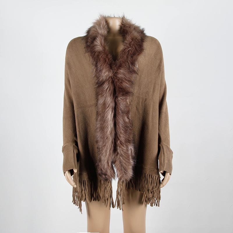 Autumn and Winter Women Solid Loose Bat Sleeve Cross Border Cloak Cardigan Knitwear V-Neck Sweater One Size хакі
Autumn and Winter Women Solid Loose Bat Sleeve Cross Border Cloak Cardigan Knitwear V-Neck Sweater One Size хакі