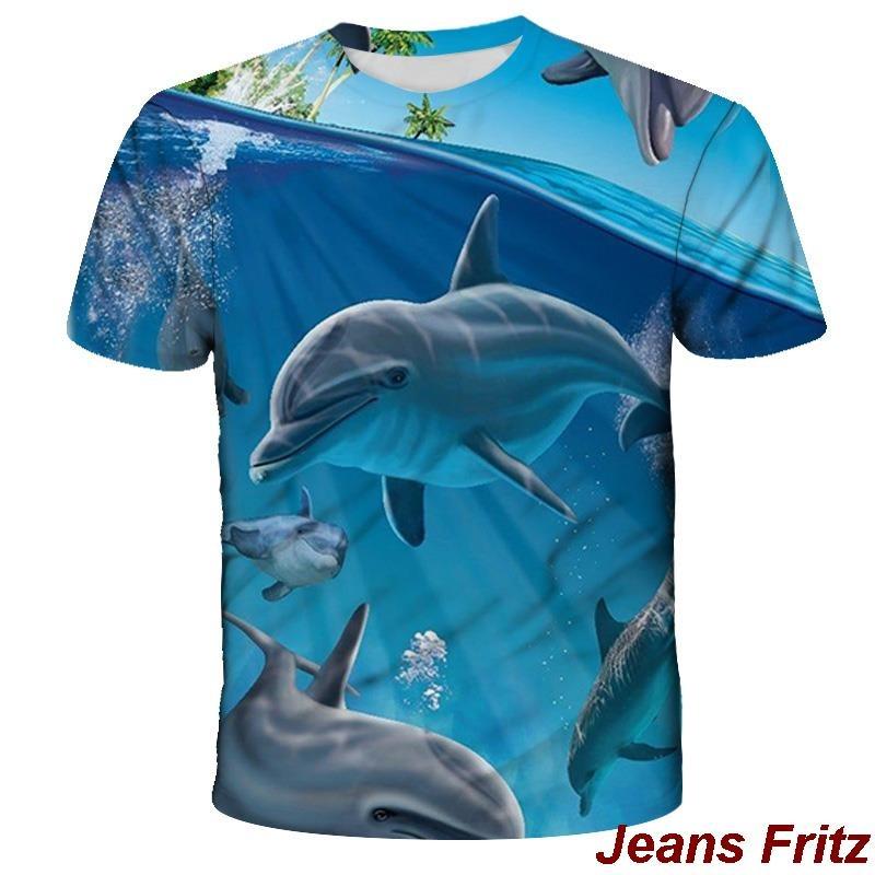 Dolphin 3D Printed Men Tshirt Man Women Funny T Shirts Homme Fashion Short Sleeve Hip Hop T-shirt L
Dolphin 3D Printed Men Tshirt Man Women Funny T Shirts Homme Fashion Short Sleeve Hip Hop T-shirt L