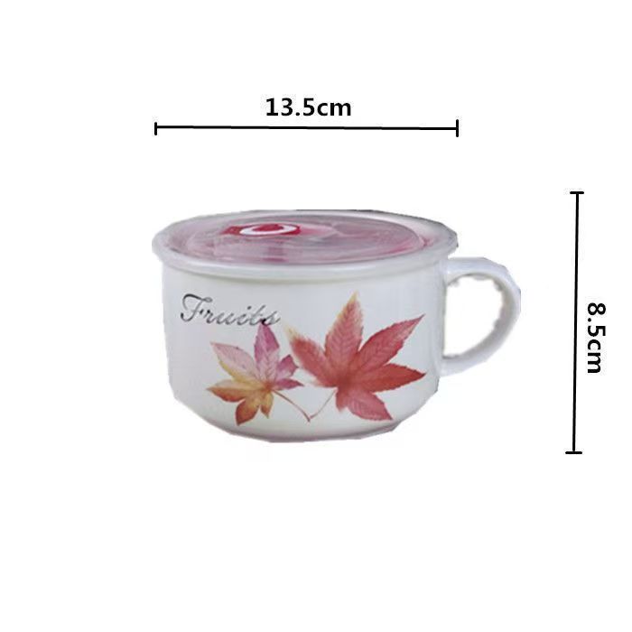 Ceramic Instant Noodle Bowl with Lid, Household Bowls, Microwave Soup, Student Nordic Simple Rice, Large Tableware
Ceramic Instant Noodle Bowl with Lid, Household Bowls, Microwave Soup, Student Nordic Simple Rice, Large Tableware