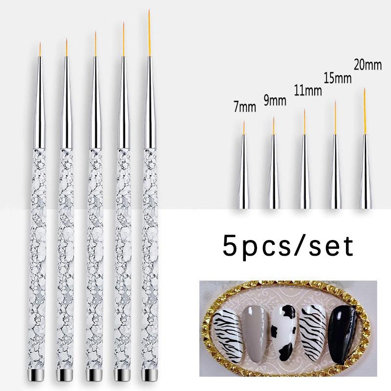 5 шт./набор кисточек для ногтей акриловая французская полосатая линия рисунок рисунок цветок ручка гель УФ-лак маникюрные инструменты 7/9/11/15/20 мм
5 шт./набор кисточек для ногтей акриловая французская полосатая линия рисунок рисунок цветок ручка гель УФ-лак маникюрные инструменты 7/9/11/15/20 мм