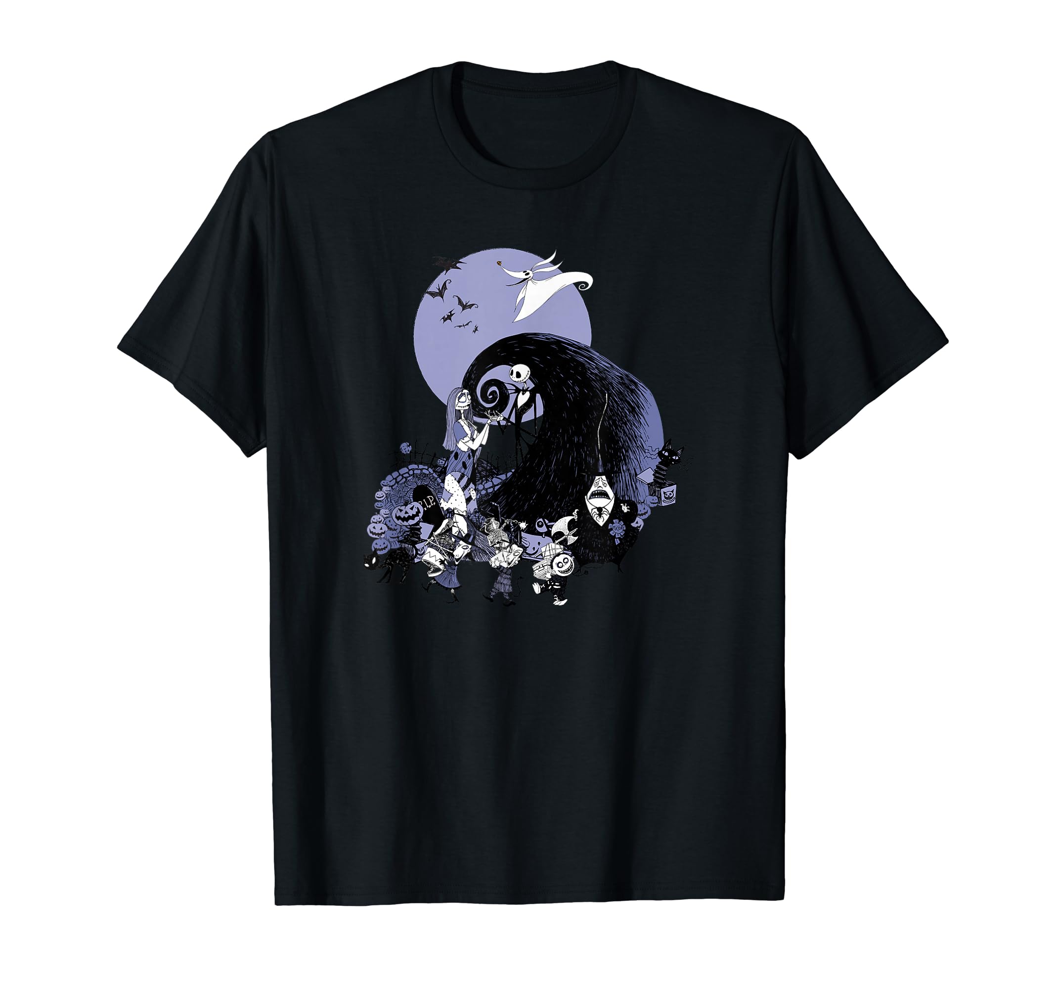 Футболка с коллажем группы «Кошмар перед Рождеством» от Диснея
Футболка с коллажем группы «Кошмар перед Рождеством» от Диснея