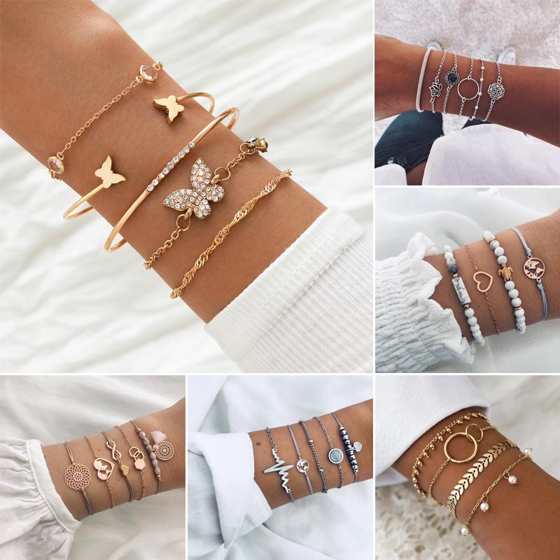 Vogue Bohemian Vintage Lady Новые популярные ювелирные аксессуары Очаровательные лунные цветочные бусины для женщин и девочек браслеты набор браслетов
Vogue Bohemian Vintage Lady Новые популярные ювелирные аксессуары Очаровательные лунные цветочные бусины для женщин и девочек браслеты набор браслетов