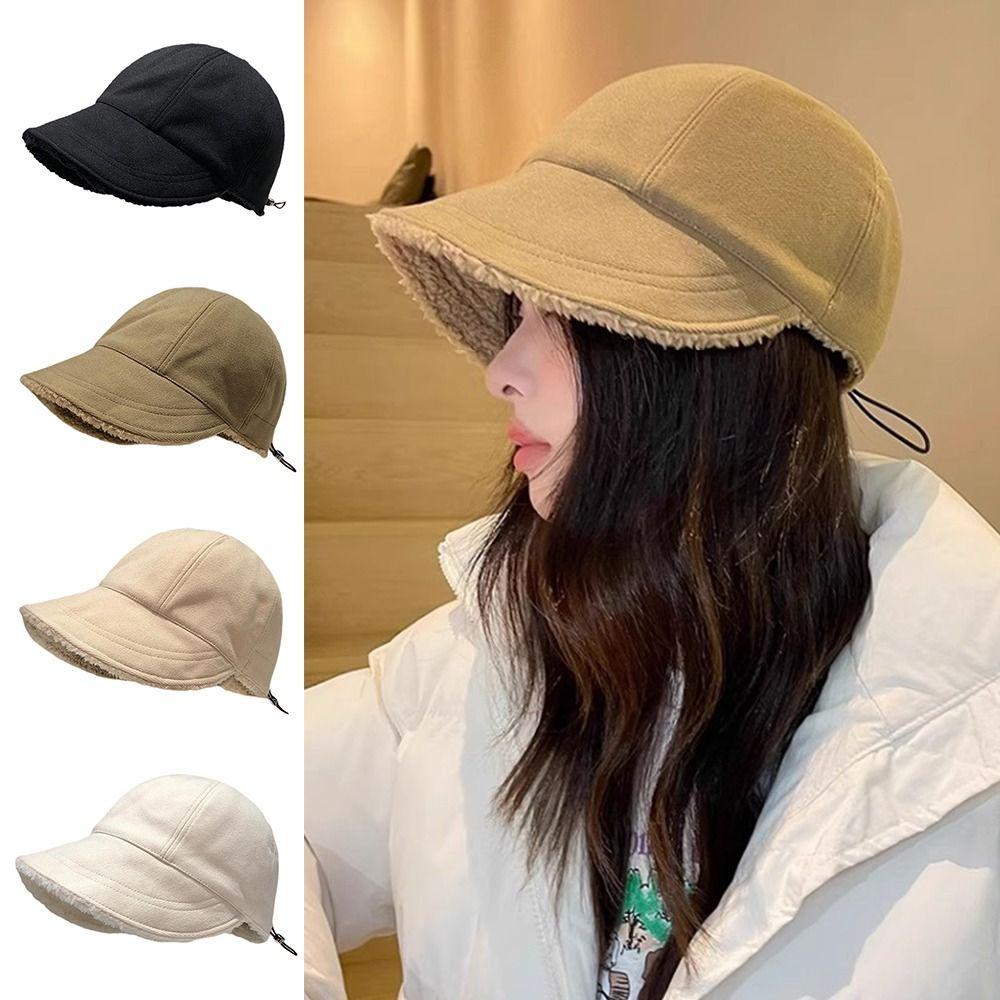 Plush Women Bucket Hat Keep Warm Lamb Wool Hats NEW Lady Visors Cap Autumn Winter темного кольору хакі
Plush Women Bucket Hat Keep Warm Lamb Wool Hats NEW Lady Visors Cap Autumn Winter темного кольору хакі