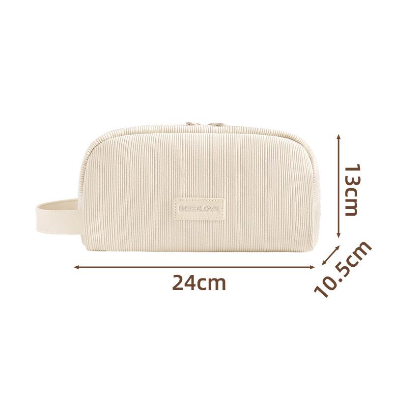 1pcs Large Capacity Cosmetic Bag Outdoor Travel Toiletry Organizer Corduroy Handheld Storage Pouch for Makeup & Toiletries бежевый
1pcs Large Capacity Cosmetic Bag Outdoor Travel Toiletry Organizer Corduroy Handheld Storage Pouch for Makeup & Toiletries бежевый