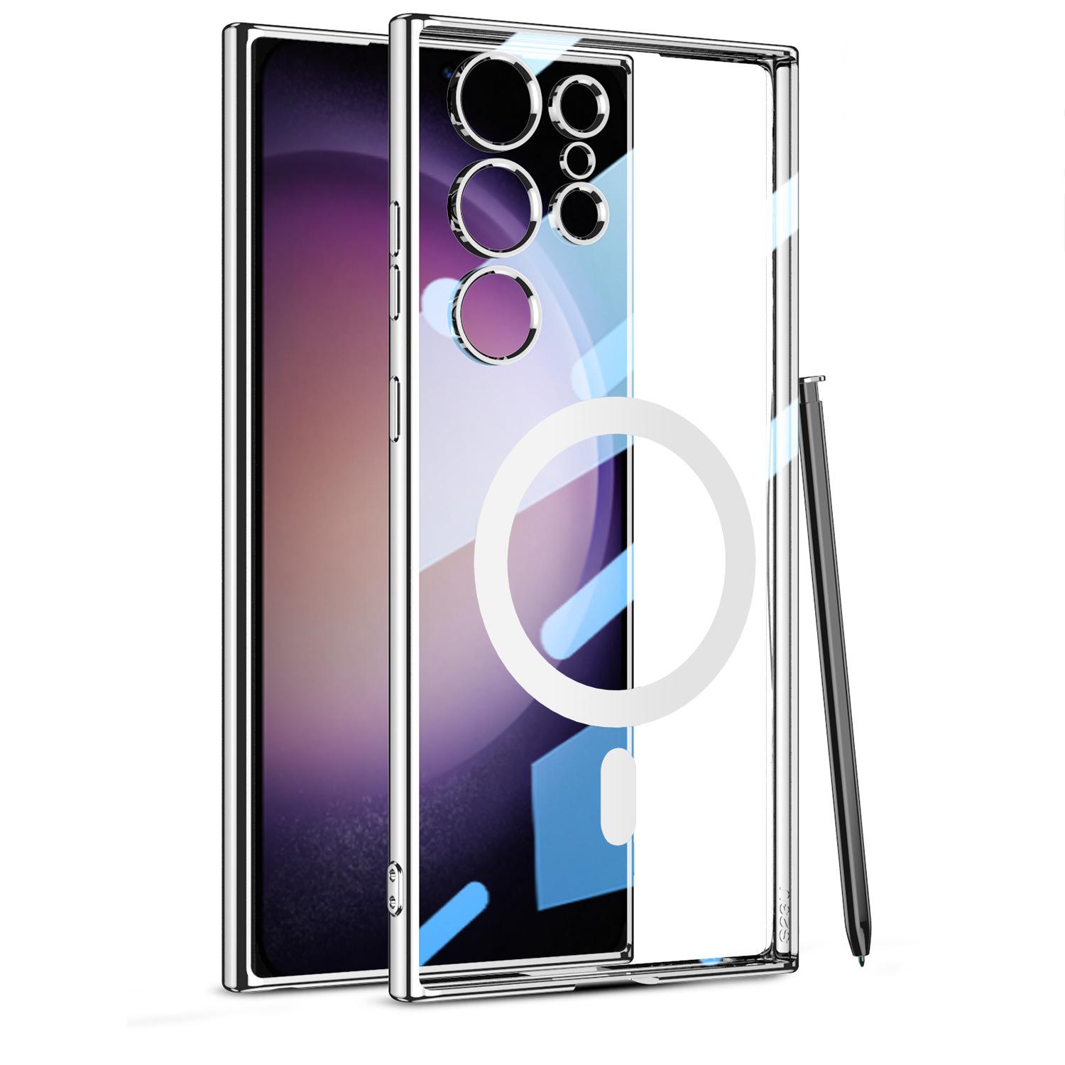 Samsung S24 Ultra Магнитный Беспроводной Зарядки ТПУ Прозрачный Чехол для Телефона SM-S24 Ultra
Samsung S24 Ultra Магнитный Беспроводной Зарядки ТПУ Прозрачный Чехол для Телефона SM-S24 Ultra