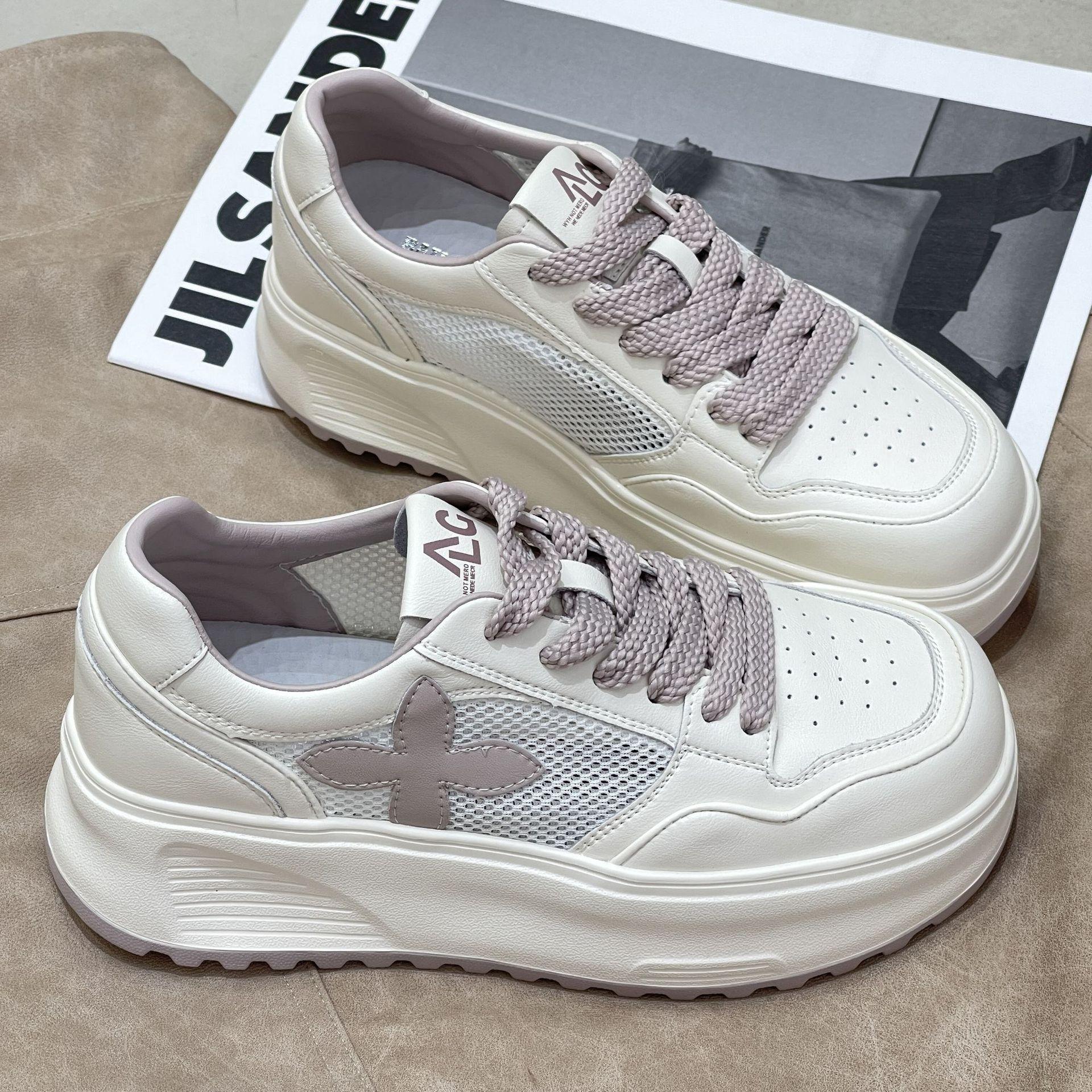 Summer New Genuine Leather Breathable Mesh Casual Sneakers Lace Color Block Flat Korean Style Women s White Mesh Surface Shoes
Summer New Genuine Leather Breathable Mesh Casual Sneakers Lace Color Block Flat Korean Style Women s White Mesh Surface Shoes