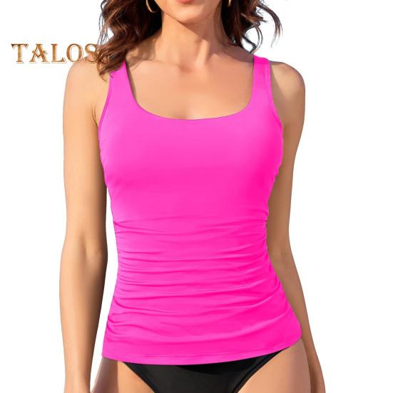 Летний женский жилет с подкладками для груди, круглый вырез, консервативный топ для плавания, без рукавов, облегающий плиссированный эластичный пляжный топ XL
Летний женский жилет с подкладками для груди, круглый вырез, консервативный топ для плавания, без рукавов, облегающий плиссированный эластичный пляжный топ XL