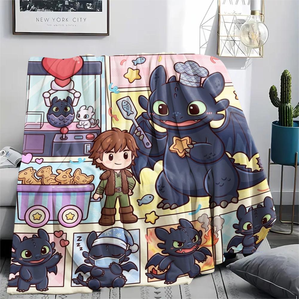 Toothless Night Fury Print Flannel Blanket, Ultra Soft High Quality All Seasons Warm Throw, Home Decor Cozy Blanket, Perfect Christmas Gift 80cm x 120cm
Toothless Night Fury Print Flannel Blanket, Ultra Soft High Quality All Seasons Warm Throw, Home Decor Cozy Blanket, Perfect Christmas Gift 80cm x 120cm