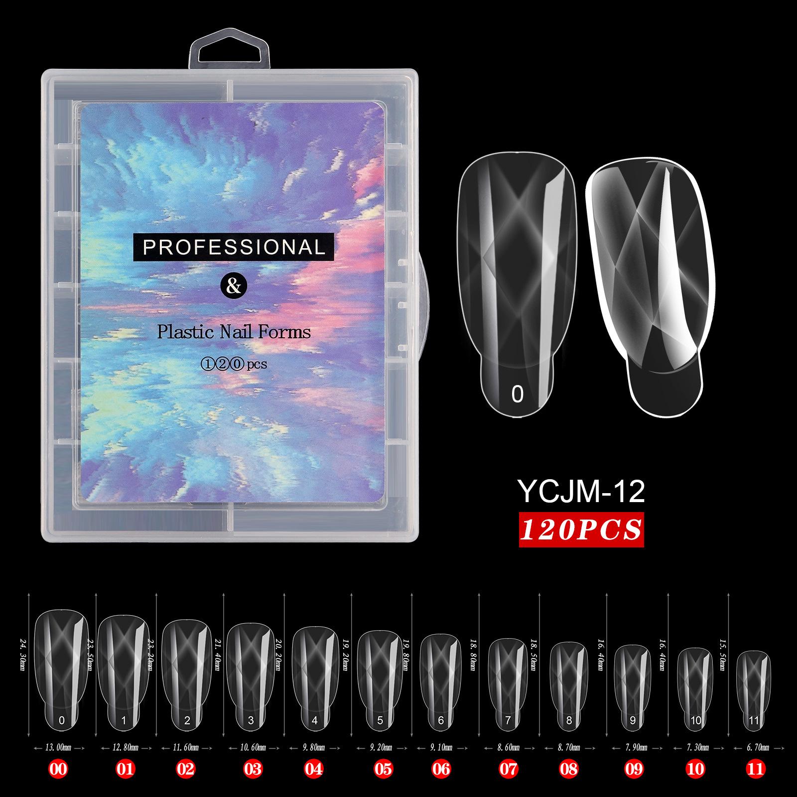 Cross-border Nail Art Forms: Crystal Extension, Paperless, Light-Cured, 120 Pieces
Cross-border Nail Art Forms: Crystal Extension, Paperless, Light-Cured, 120 Pieces