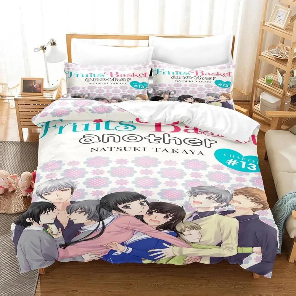Anime Fruits Basket Bedding Set Duvet Cover Bed Set Quilt Cover Pillowcase Comforter King Queen Size Boys Adult Bedding Set EU Single(135*200cm)3pcs
Anime Fruits Basket Bedding Set Duvet Cover Bed Set Quilt Cover Pillowcase Comforter King Queen Size Boys Adult Bedding Set EU Single(135*200cm)3pcs