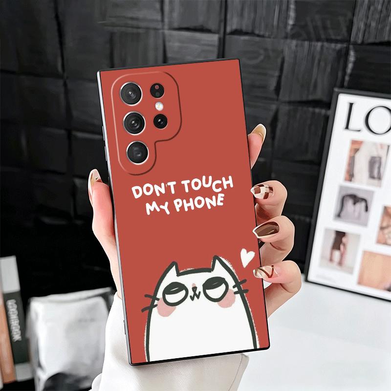 Funny Dont Touch My CallPhone Soft Phone Case for Samsung Galaxy S26 S25 Edge S24 Ultra S23 Plus S22 S21 FE S20 Black Cover Back Samsung S22
Funny Dont Touch My CallPhone Soft Phone Case for Samsung Galaxy S26 S25 Edge S24 Ultra S23 Plus S22 S21 FE S20 Black Cover Back Samsung S22