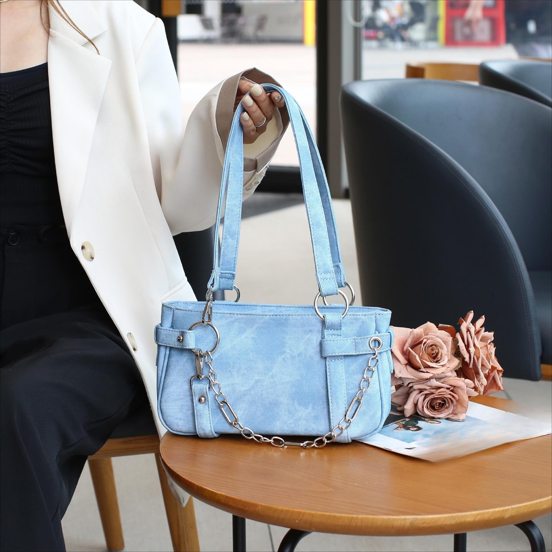 Сумка через плечо Niche Sweet and Cool Girl, сумка через плечо для мотоцикла, сумка через подмышку, высококачественная женская сумка через плечо синий
Сумка через плечо Niche Sweet and Cool Girl, сумка через плечо для мотоцикла, сумка через подмышку, высококачественная женская сумка через плечо синий