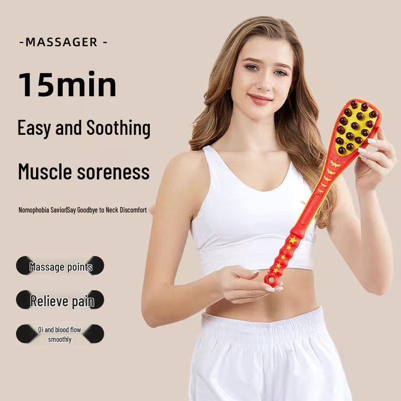 Thickened Silicone Massage Hammer for Shoulder, Neck & Back - Fitness Meridian Stick Patting Tool
Thickened Silicone Massage Hammer for Shoulder, Neck & Back - Fitness Meridian Stick Patting Tool