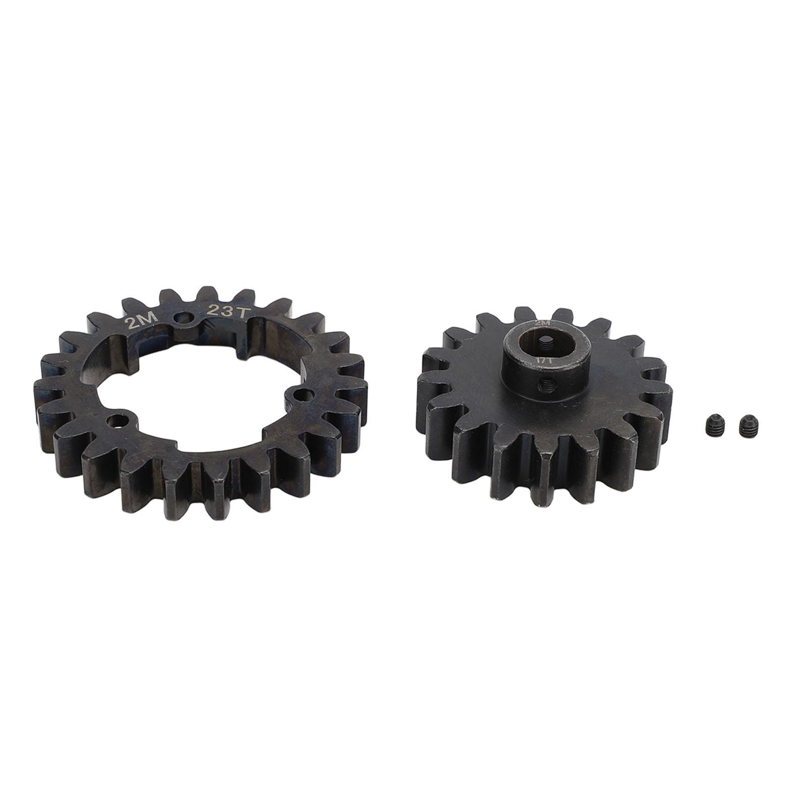 23T 2 Mod Hardened Steel Spur Gear with Motor Pinion Gear for E Revo 2.0 RC Car Upgrade Parts 17T
23T 2 Mod Hardened Steel Spur Gear with Motor Pinion Gear for E Revo 2.0 RC Car Upgrade Parts 17T