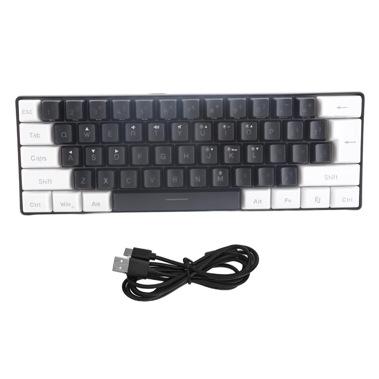 G61 Mini RGB клавиатура LED подсветка 61 клавиша эргономичная механическая проводная игровая клавиатура для чёрный
G61 Mini RGB клавиатура LED подсветка 61 клавиша эргономичная механическая проводная игровая клавиатура для чёрный