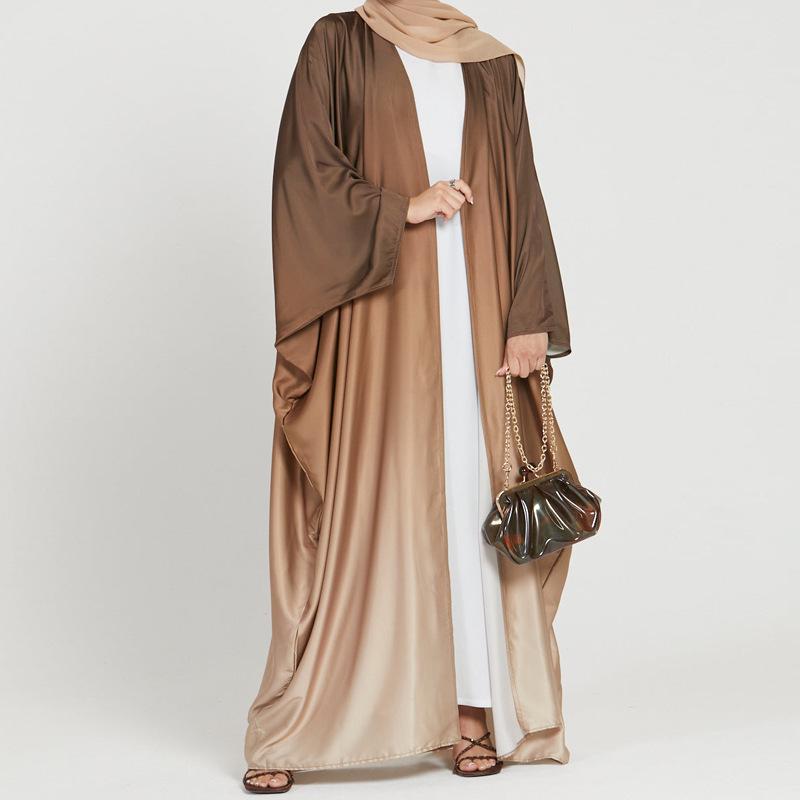 2024 Middle Eastern Muslim Dubai Fashion Tie-Dye Gradient Cardigan Dress Robe One Size хакі
2024 Middle Eastern Muslim Dubai Fashion Tie-Dye Gradient Cardigan Dress Robe One Size хакі