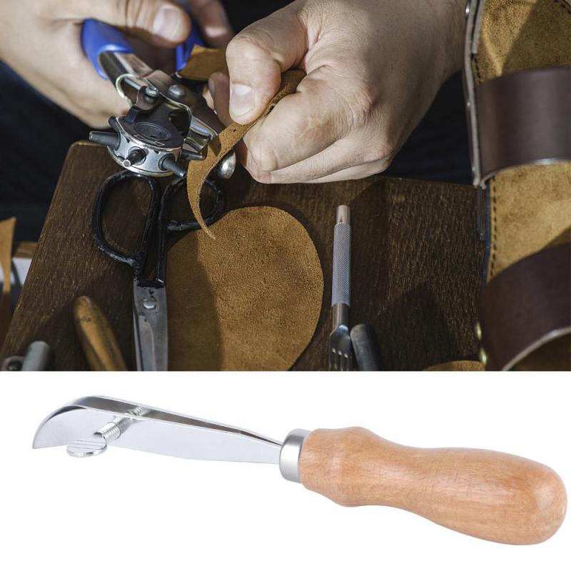Регулируемый кожаный edger Creaser Skiving Инструмент DIY Деревянная ручка Кожа Ремесло Рабочий инструмент
Регулируемый кожаный edger Creaser Skiving Инструмент DIY Деревянная ручка Кожа Ремесло Рабочий инструмент