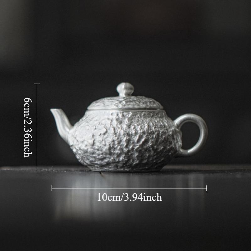 90ml Pure Silver Stone Ladle Teapot Chinese Small Capacity Teapot Collect Ornaments Birthday Gift Home Kung Fu Tea Set
90ml Pure Silver Stone Ladle Teapot Chinese Small Capacity Teapot Collect Ornaments Birthday Gift Home Kung Fu Tea Set