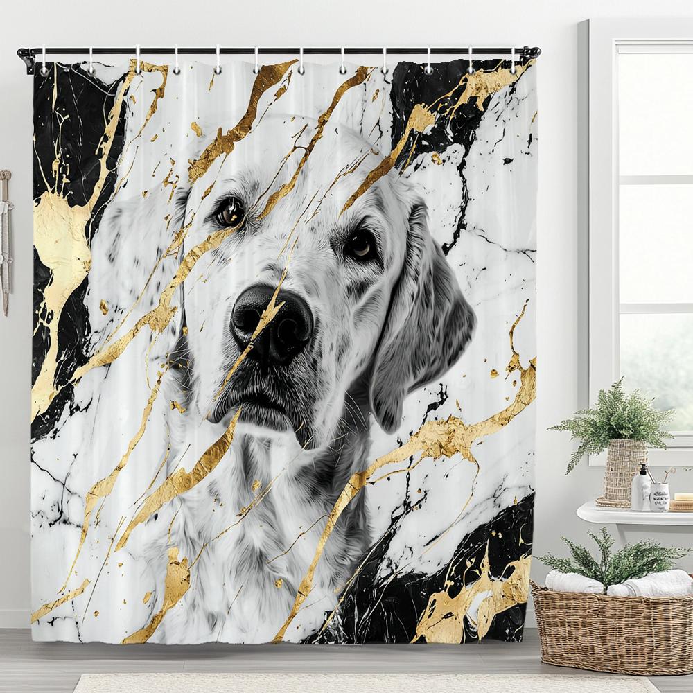 Dog Shower Curtain Funny Cute Lovely Cartoon Cat Pet Animal Shower Curtain, Bathroom Decorative Curtain,Printed Home Curtain W60H190(CM)-1 Pcs
Dog Shower Curtain Funny Cute Lovely Cartoon Cat Pet Animal Shower Curtain, Bathroom Decorative Curtain,Printed Home Curtain W60H190(CM)-1 Pcs