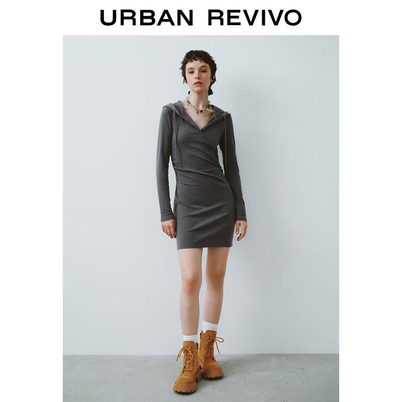 UR Women s 2025 Fall Hooded Drawstring Slim-Fit Mini Dress L
UR Women s 2025 Fall Hooded Drawstring Slim-Fit Mini Dress L