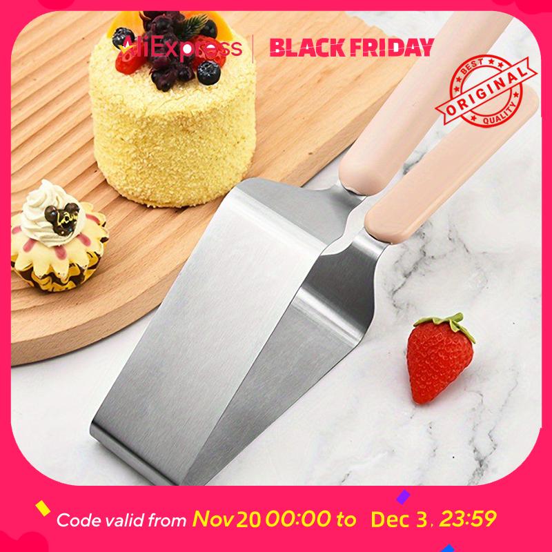 Stainless Steel Cake Cutter Set - Triangle Slicer with Server, Even Divider for Parties, Events, Non-Stick, Dishwasher Safe (Sil United States
Stainless Steel Cake Cutter Set - Triangle Slicer with Server, Even Divider for Parties, Events, Non-Stick, Dishwasher Safe (Sil United States